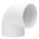 Lswteiz 4 Inch 90 Degree Elbow 2 Way Right Angle PVC Pipe Fitting Furniture Build Grade SCH40 Socket x Socket 4 PVC Fitting Connectors for DIY Shelf Garden Support Structure