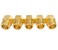 Bumugufu 5 Pack Solid Brass 12 Female NPT x 12 Male NPT Thread Brass Hex Pipe Fittings Adaptor
