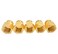 Bumugufu 5 Pack Solid Brass 12 Female NPT x 12 Male NPT Thread Brass Hex Pipe Fittings Adaptor