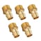 EFIELD 5Pack Pex A Full Flow Expansion Brass Fitting 1x 1 Male NPT Adapter ASTM F1960PEX19600195PCS