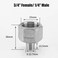 UCCKEYI 5PCS SS 304 14 Male to 34 Female NPT Threaded Reducing Bush Adapter Pipe US