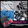 sixcow 6 Piece Plastic Pipe Fitting Reamer Kit Fit into Standard 12 Drills Contains 34 1 112 2 3 and 4 for PVC SCH40 ABS CPVC