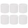 Lswteiz 6Pack 2 PVC Pipe Coupling Adapter Pipe Fittings S x S Contractor Pack Schedule 40 Heavy Duty 2 Inch PVC Slip Socket Connectors for DIY Shelf Garden Support Structure White