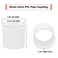Lswteiz 6Pack 2 PVC Pipe Coupling Adapter Pipe Fittings S x S Contractor Pack Schedule 40 Heavy Duty 2 Inch PVC Slip Socket Connectors for DIY Shelf Garden Support Structure White