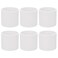 Lswteiz 6Pack 2 PVC Pipe Coupling Adapter Pipe Fittings S x S Contractor Pack Schedule 40 Heavy Duty 2 Inch PVC Slip Socket Connectors for DIY Shelf Garden Support Structure White