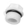 Lakesstory 8pcs 1 Inch PVC Male Threaded Pipe End CapPVC Pipe End Cap Sch 40 MNPT 1 PVC NPT Male End Cap AdaptorPVC Plug Pipe Fitting