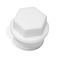Lakesstory 8pcs 1 Inch PVC Male Threaded Pipe End CapPVC Pipe End Cap Sch 40 MNPT 1 PVC NPT Male End Cap AdaptorPVC Plug Pipe Fitting