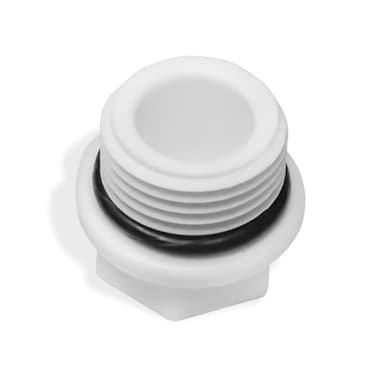 Lakesstory 8pcs 1 Inch PVC Male Threaded Pipe End CapPVC Pipe End Cap Sch 40 MNPT 1 PVC NPT Male End Cap AdaptorPVC Plug Pipe Fitting