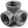 AGUTEA Right Angle Black Malleable Iron Tee Fitting 3Way Side Exit Elbow Connector 1Pack 34 INCH