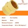 ANPTGHT Brass Pipe Fitting NPT Coupler 12 x 12 Standard NPT Female thread pack of 2