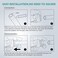 Aolemi Male Connector 12 Inch by 12 Inch Push Fit PEX Fittings 2 Pack with Disconnect Clip PushtoConnect PEX