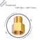 AOPANDA Brass Pipe Fitting 12 NPT Male x 34 NPT Female Hex Nipple Reducer for GasFuelsOil 4Pack