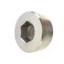 Pysrych Avanty Stainless Steel 304 Forged Pipe Fitting Socket Hex Head Plug 112 NPT Male Pack of 1