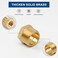 BathAce Brass Reducer Hex Bushing Threaded Pipe Fitting Heavy Duty Extension Fitting Adapter 34 Male NPT x 14 Female NPT 5