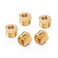 BathAce Brass Reducer Hex Bushing Threaded Pipe Fitting Heavy Duty Extension Fitting Adapter 34 Male NPT x 14 Female NPT 5