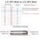beduan Beduan Stainless Steel Pipe Fittings 14 NPT x 14 NPT Male Threaded 8 Length Nipple Cast Pipe