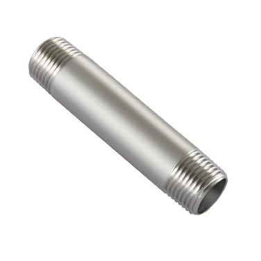 beduan Beduan Stainless Steel Pipe Fittings 14 NPT x 14 NPT Male Threaded 8 Length Nipple Cast Pipe