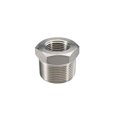 beduan Beduan Stainless Steel Reducer Hex Bushing 114 Male NPT to 34 Female NPT Reducing Cast Pipe Adapter Fitting