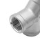 beduan Beduan Tee 34 NPT Female Y Shaped 3 Way Cast Pipe Fitting Stainless Steel 304