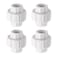 BENLIUDH 12 inch PVC Pipe Union Fittings PVC Connectors Female Thread Coupling 12 4pcs