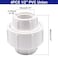 BENLIUDH 12 inch PVC Pipe Union Fittings PVC Connectors Female Thread Coupling 12 4pcs