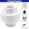 BENLIUDH 12 inch PVC Pipe Union Fittings PVC Connectors Female Thread Coupling 12 4pcs