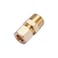 ZKZX Brass Compression Tube Pipe Fitting Connector Straight Coupling Adapter 38 Tube OD x 38 NPT Male Connector 5pcs 38 OD Compression x 38 NPT Male