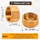 Lakesstory Brass Pipe Cap 1 Female NPT Solid Brass Threaded End Cap Hex Head Plumbing Fitting for Water Oil HVAC