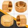 Lakesstory Brass Pipe Cap 1 Female NPT Solid Brass Threaded End Cap Hex Head Plumbing Fitting for Water Oil HVAC