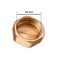 Lakesstory Brass Pipe Cap Lid 34 Female Brass Pipe Cap NPT 34 inch Female