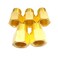 Bumugufu 5 Pack Solid Brass 14 Female NPT x 14 Male NPT Thread Brass Hex Pipe Fittings AdaptorBrass Pipe Fitting14 NPT Brass Extension coupling