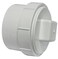 Canplas 193704AS PVC DWV FTG Cleanout Adapter with PL White