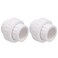 carvedexquisitely Carvedexquisitely 2 PVC Union Coupling Pipe Fitting actual diameter 237 PVC Adapter Schedule 40Socket x Socket EPDM ORing White 2 Pack