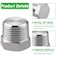 carvedexquisitely Carvedexquisitely Outer Hex Head Thread Pipe Plug Fitting 18 NPT Male304 Stainless Steelpack of 4