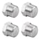 carvedexquisitely Carvedexquisitely Outer Hex Head Thread Pipe Plug Fitting 18 NPT Male304 Stainless Steelpack of 4