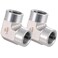 carvedexquisitely Carvedexquisitely Stainless Steel Pipe Fitting 90 Degree Barstock Street Elbow 14 NPT Female x 14 NPT Female 2 Pack