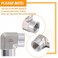 carvedexquisitely Carvedexquisitely Stainless Steel Pipe Fitting 90 Degree Barstock Street Elbow 14 NPT Female x 14 NPT Female 2 Pack