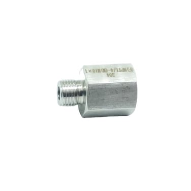 CDQBWKJGFJ 2 Pcs 14 NPT Pipe Female x M10 x1 Male Metric Gauge Adapter Stainless 304