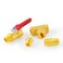 ChillWaves 14 NPT Brass Pipe Fitting Kit 2 Ball Valve2 Hex Bushing2 Hex Nipple2 TeeAir Hose Fiting Kit Thread Adapter8PACK