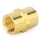 ChillWaves 14 NPT Brass Pipe Fitting Kit 6 14 NPT Male Hex Nipple6 14 NPT Female Hex CouplingThread Adapter12PACK