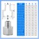 ChillWaves 304 Stainless Steel Pipe Fitting Reducer Adapter 1 NPT Female x 34 NPT Male Thread Adapter3PACK