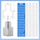 ChillWaves 304 Stainless Steel Pipe Fitting Reducer Adapter 12 NPT Female x 38 NPT Male Thread Adapter6PACK
