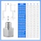 ChillWaves 304 Stainless Steel Pipe Fitting Reducer Adapter 38 NPT Female x 14 NPT Male Thread Adapter6PACK
