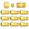 ChillWaves Brass Compression Tube Fitting 316 OD x 18 NPT Male Compression Union Connector10PACK