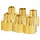 ChillWaves Brass Pipe Fitting Reducer Adapter 12 NPT Female x 14 NPT Male Thread Adapter6PACK