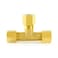 ChillWaves Brass Tee Compression Tube Fitting 316 OD Compression Union Connector5PACK