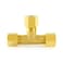 ChillWaves Brass Tee Compression Tube Fitting 316 OD Compression Union Connector5PACK