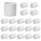 Cinsda 20 Pack 12 Inch SCH40 PVC Pipe Coupling Adapter Heavy Duty UPVC Slip x Slip Connection ASTM D2466 Standard for Plumbing Irrigation Pool Systems