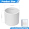 Cinsda 5 Pack 2 Inch SCH40 PVC Pipe Coupling Adapter Heavy Duty UPVC Slip x Slip Connection ASTM D2466 Standard for Plumbing Irrigation Pool Systems