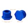 Coshar 1Inch NPT Male Thread Plugs Water Heater Drain Plug PVC Drain End Caps Plastic Pipe Fittings Coupling Adapter Blue